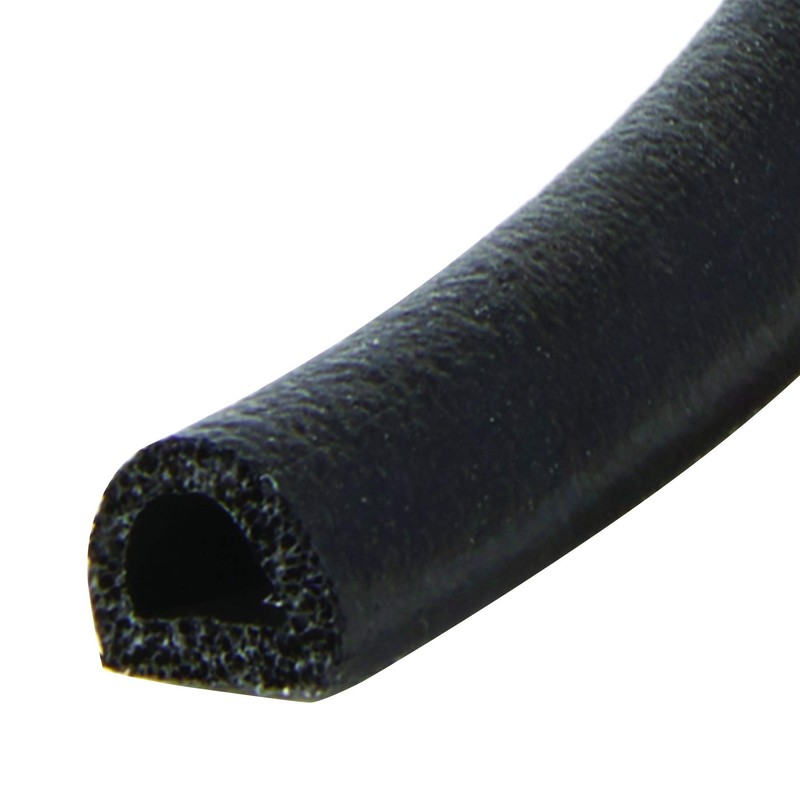 Frost King EPDM Rubber Self-Stick Weatherseal Tape, D-Section, 5/16" W,