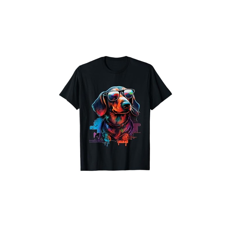 Groovy Dachshund - Wiener Dog Lover Pet Puppy Trainer T-Shirt