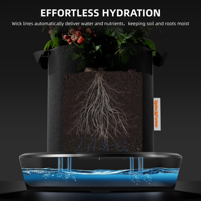 Spider Farmer 2025 Newest Gravity-Fed Self-Watering System No Power Needed,