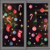 WALPLUS Christmas Window Stickers Clings Xmas Decoration Sale Clearance Reusable