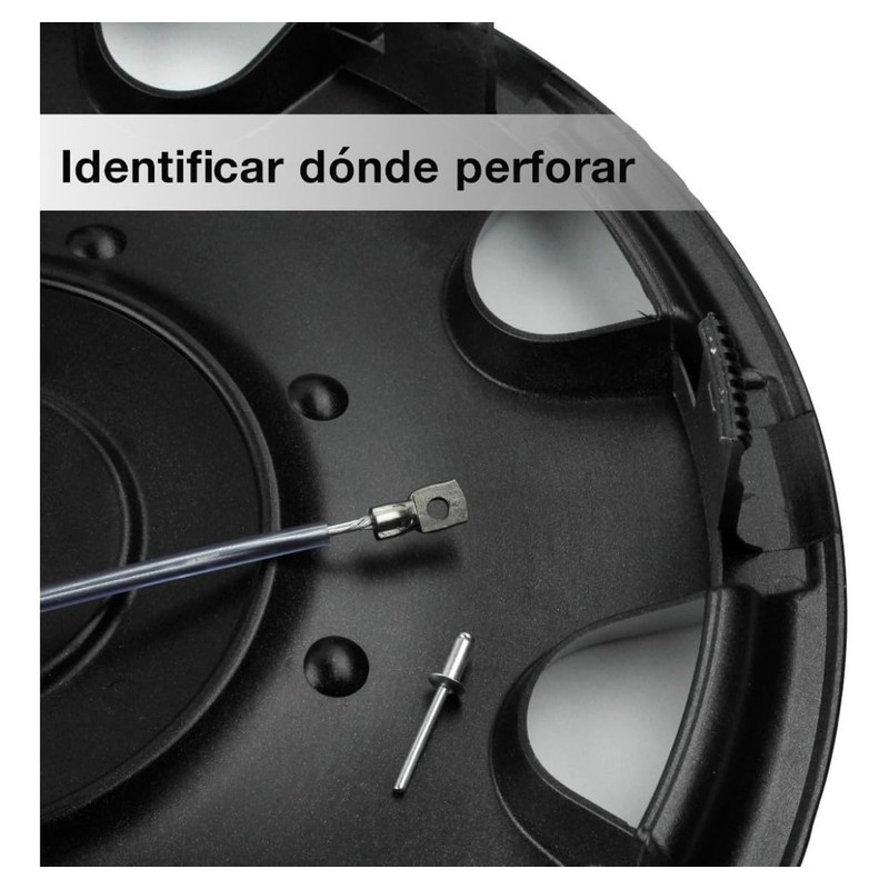 Genérico Seguros Anti Robo Universales de Tapón Tapa de Rin,