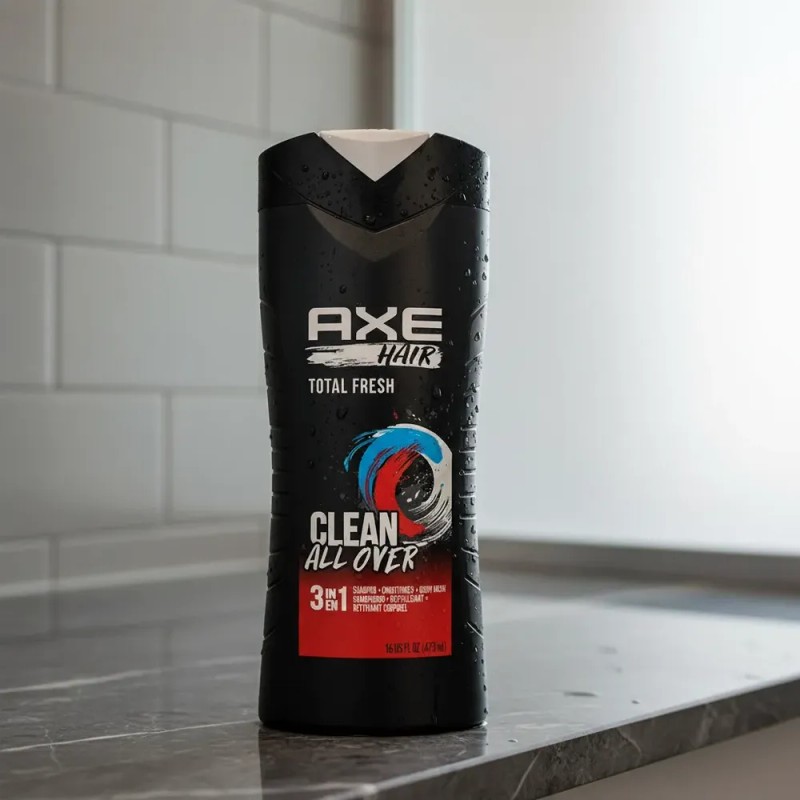 Shampoo 3 En 1 Total Fresh 473ml Axe