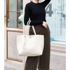 Dreubea Women's Soft Faux Leather Tote Shoulder Bag from, Big