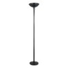 Alera ALE Torchier Floor Lamp, 72" High, Black