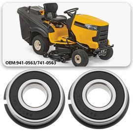 Briny River 2pcs 6203-2RSNR Engine Bearing Replacement Part 941-0563 741-0563 Compatible with CUB-Cadet Compatible with Troy-Bilt