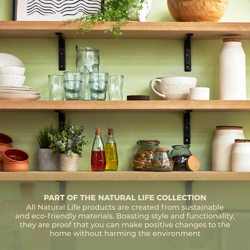 Tower NL847037 Natural Life Salt and Pepper Shaker Set Crafted