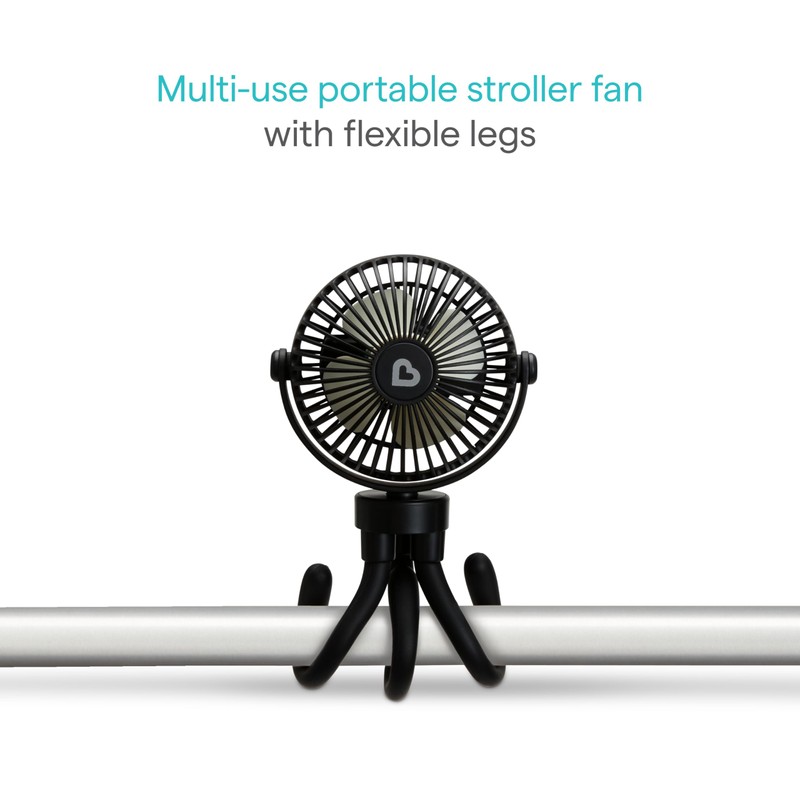 Munchkin Stroller Fan - Portable Fan for Travel, Baby Gear