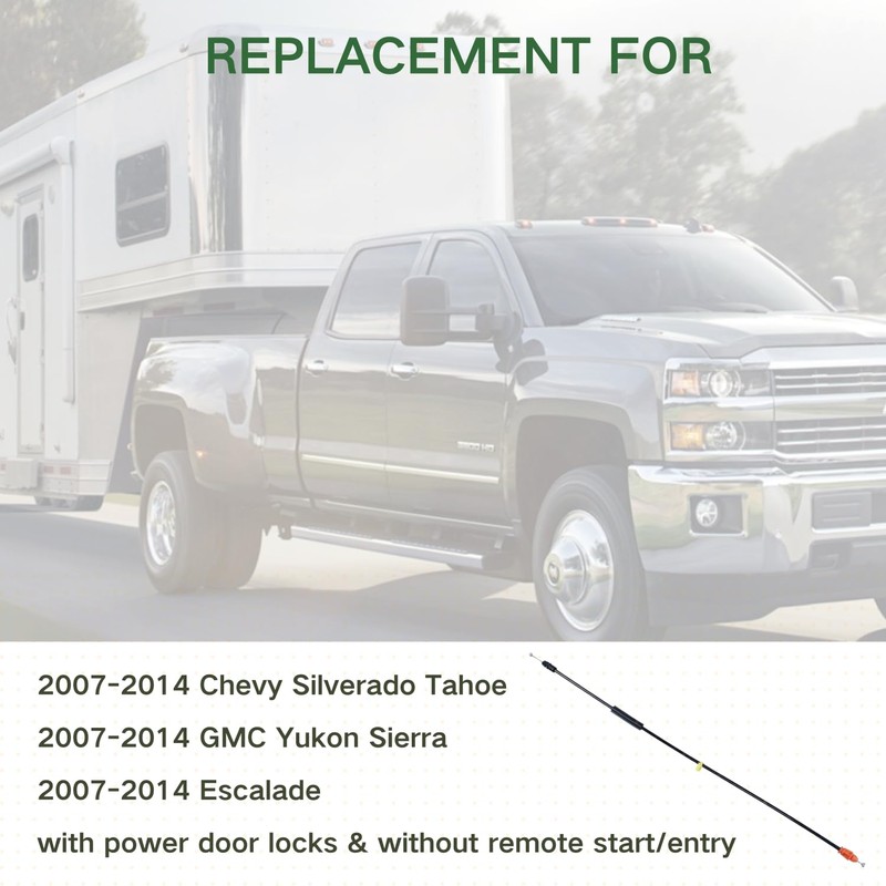 25.8" Door Latch Cable Kit for 2007-2014 Chevy Tahoe Silverado