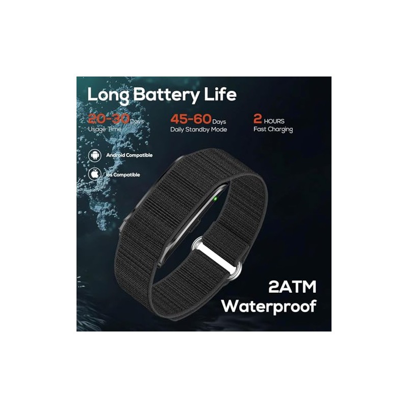 Smart Health Bracelet with Fitness Tracking & 120 Sport Modes