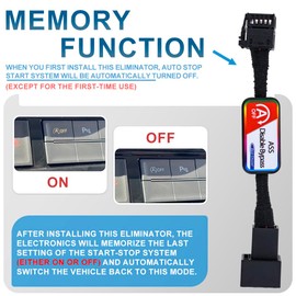 NSLUMO 1 x Car Start Stop Deactivator/Deactivator/Extinguisher/Eliminator for 2019-2024 V.W Transporter Caravelle/Multivan/California T6.1 - Automatic Stop-Start Motor System Annulator Cable