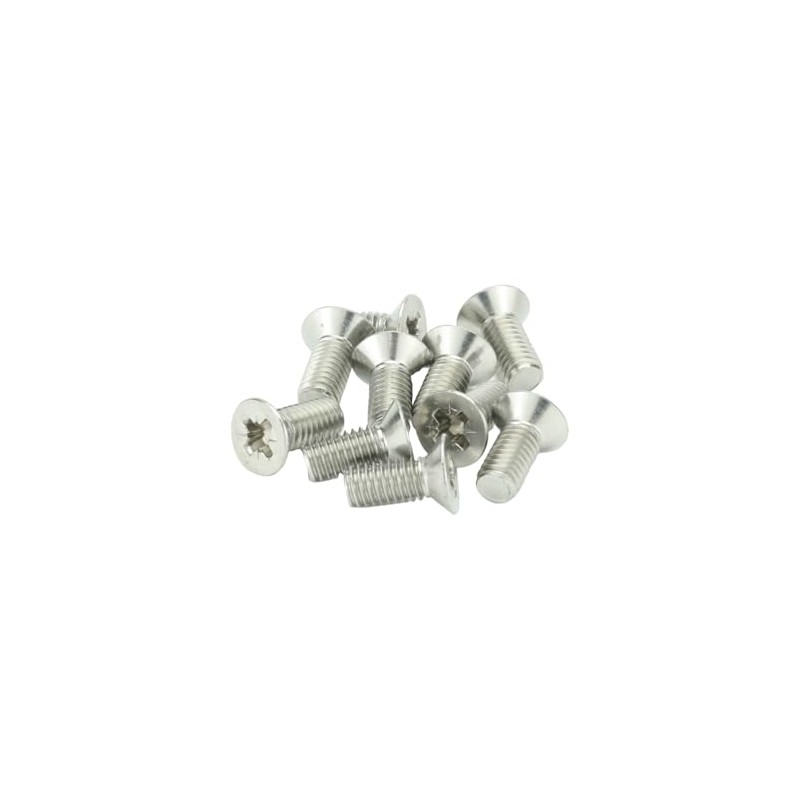 M4 (4mm x 10mm Inc Head) Pozi Countersunk Machine Screws