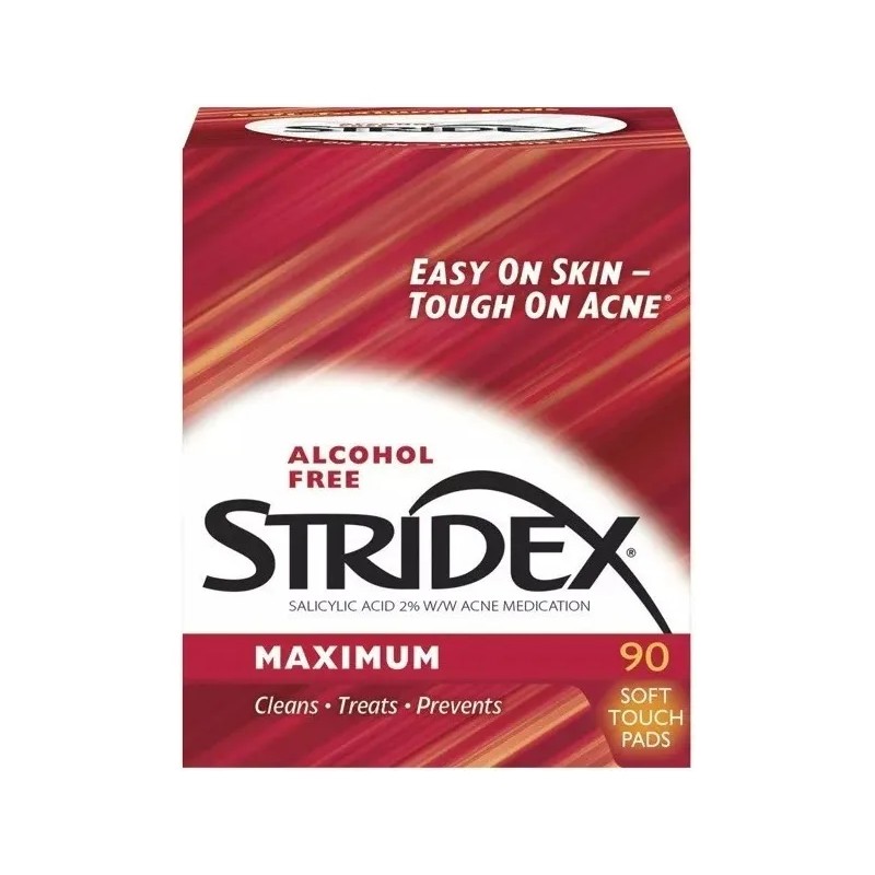 Stridex Tripla Acao Contra Acne Acido Salicílico 90 Pads