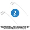 2 Pcs Hearing Aid Sports Lock, Lightweight Hearing Aid Retention