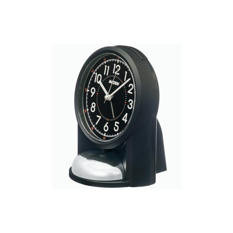 Seiko Clock Alarm Clock Table Clock Analog Loud Black PYXIS