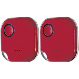 SHELLY Bluetooth Switch and Dimmer, Blu Button1, Plug & Play, Red, Set of 2