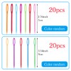 40 PCS Plastic Needles, Large Eye Plastic Needles 20 PCS