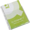 Q-Connect Expanding Punched Pocket 3/4 Length Front A4 (Pack of
