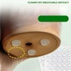 TorSor 100 Pack Invisible Pot Feet Self-Adhesive Rubber Dot Succulent