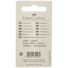 Faber-Castell FABER-CASTELL 131596 - Ersatzradierer für Druckbleistift Grip 1345/1347, 3 Stück