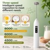 Wireless Milk Frother Electric Type-C Handheld Blender Stainless Steel Mini