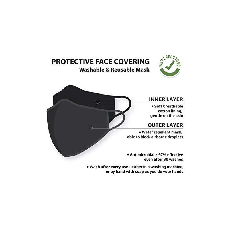 KAIA Face Covering | 2-Layer | Washable | Reusable |