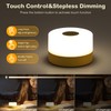 JUSHENG Night Light for Baby Nursery, USB Rechargeable Touch Lamp