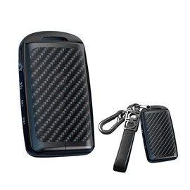 SANRILY Key Case, Key Protection, Fastback, CX-30, CX-5, Roadster, MX-30, Etc., High Quality, Protection, Anti-Scratch, Stylish, 4 Buttons, ABS Alloy, black metal shell black