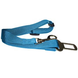 Furhaven Adjustable Pet Seat Belt for Cars & Standard Vehicles - Lagoon Blue, One Size