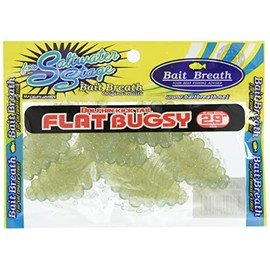 Bait Breath Worm Flat Bugsy 2.9" S878 Deep Shad