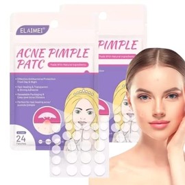 UNIVERSOENLÍNEA.C0M | 48 Parches Acne Dia/Noche Invisibles, Remueve y tapa el Acne, Espinillas, puntos negros, diferentes tamaños, previenen manchas f