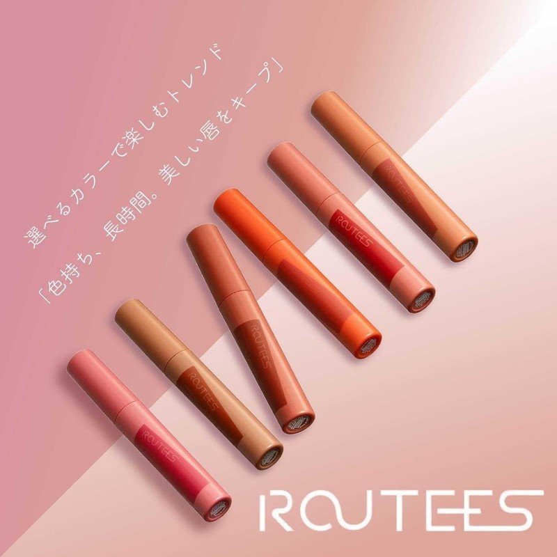 ROUTEES R02 Tint Lip Gloss, Lipstick, Non-Falling, High Color, Moisturizing,