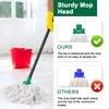 KeFanta Mop for Floor Cleaning,2 Pcs Cotton String Wet Mops