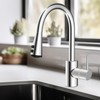 Hibbent Pull Down Kitchen Faucet Head Replacement, 4-Function Kitchen Sink