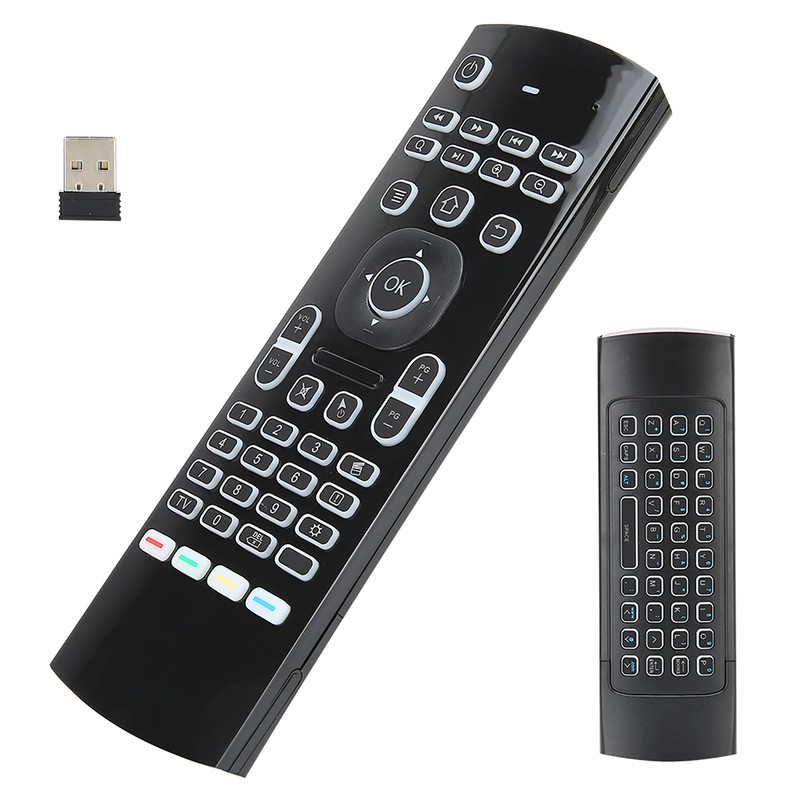 6‑Axis Backlight 2.4G Wireless Double Sides Keyboard Infrared Sensor Remote