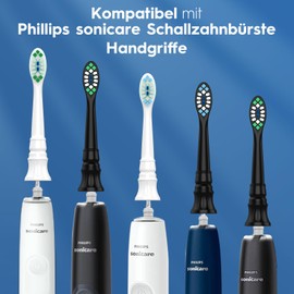 CallySonic Ersatzbürsten kompatibel mit Philips Sonicare 3100, 4100, 5300, 5500 Schallzahnbürste, Ultimative Pflege Bürstenköpfe für Diamond, Protective Serie, 16 Stück Zahnbürstenaufsatz, Weiß