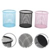 MAGICLULU Cylinder Metal Mesh Pen Pot Pcs Pencil Holder Desk