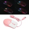 Wired Mouse Ergonomic Streamlined Cool RGB Optical Sensor Gaming Mechanical