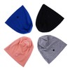 FOMIYES 4pcs Hat Striped Soft Beanie Caps for Men Covering