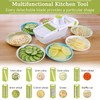 ADOV Mandoline Slicer, All in 1 Fruit and Vegetable Slicer,