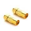 deleyCON Set of 2 SAT Aerial Adaptor Cable to SAT