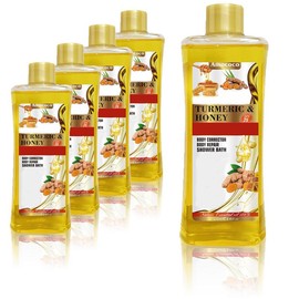 Turmeric Body Oil, Massage Oil for Face, Legs, Hands and Back, Natural Ingredients, Suitable for All Skin Types, Skin Care, Moisturising, With Turm Suitable for Both Men and Women, 6.76 oz,Mixed delivery of new and old packaging:_200ml_3 pcs
