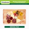 Freshware Freshware Bamboo Cutting Boards for Kitchen with Juice Groove