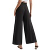 ZXIHZF Women’s Summer Palazzo Pants Wide Stretch Smocked Waist Lounge