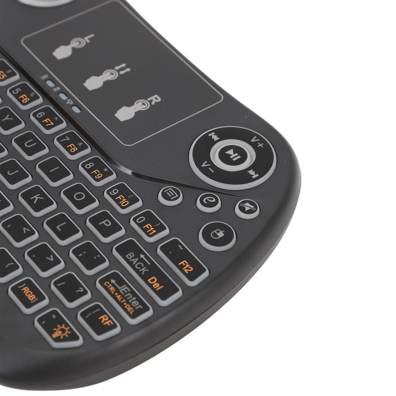 Mini Wireless Keyboard Touchpad Combo ABS Rechargeable Portable Remote Control