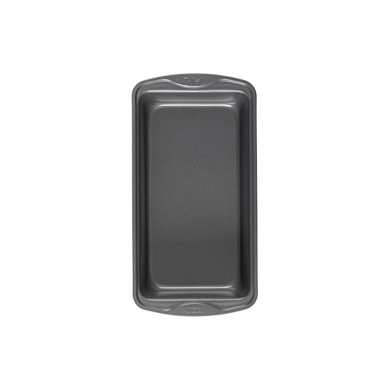 T-fal 84847 Signature Nonstick Loaf Pan, Gray, Medium