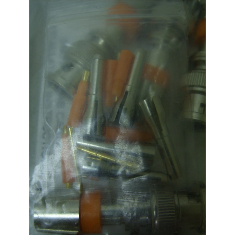 F-Conn FSBNC1RGB Mini Coaxial Cable Connectors - Pack of 5