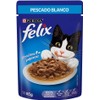 Purina Felix Pouches Alimento Húmedo Sabor Pescado Blanco, Paquete con