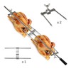 GOLDMAN SERVICE Steel Chicken Rotisserie Skewers Fork Utensil for Professional