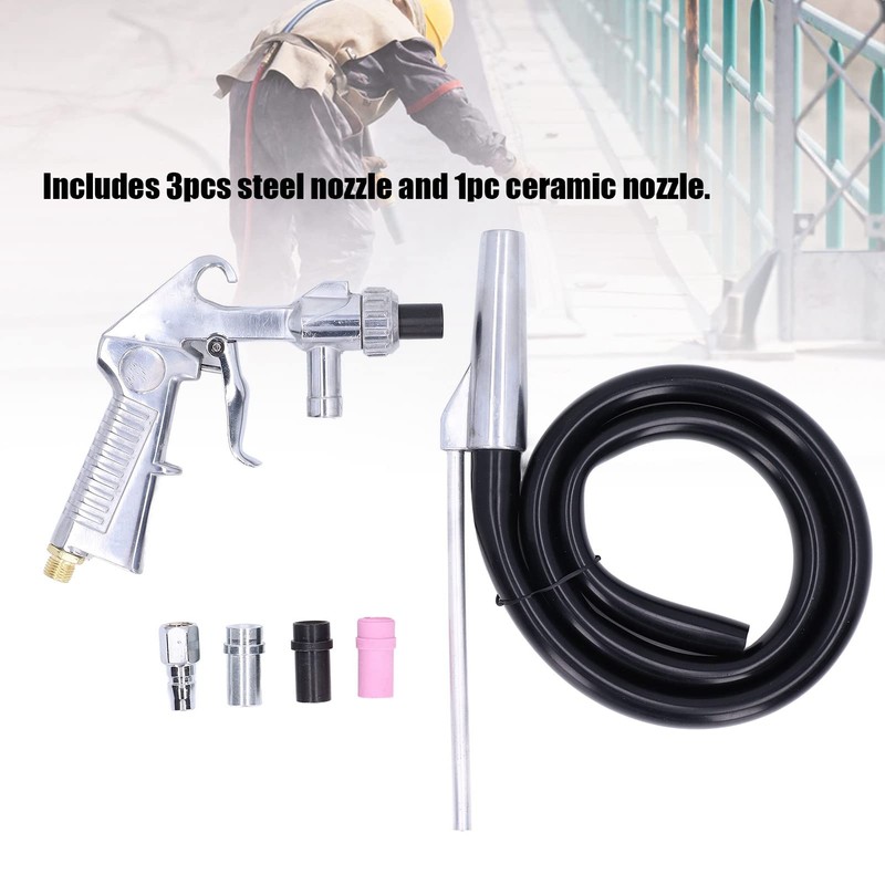Sand Blasting Kit Sand Blaster Pneumatic Sand Blasting Gun Set