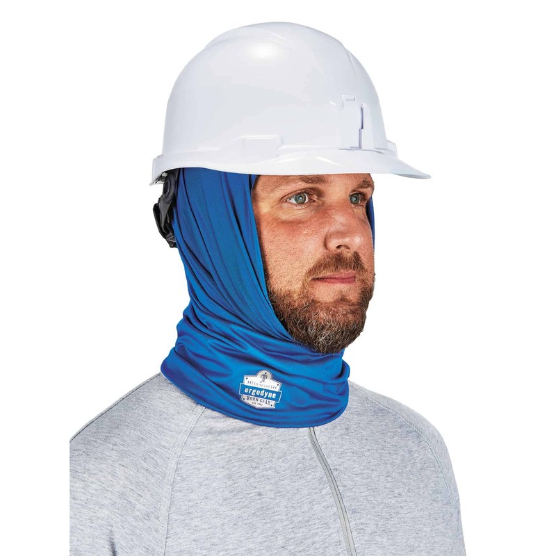 Ergodyne Chill-Its 6487 Cooling Neck Gaiter, Multiple Ways to Wear